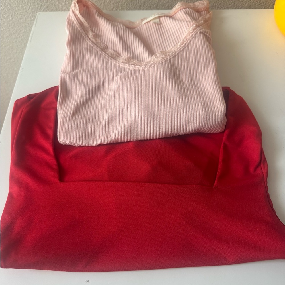 Free Kisses Blush Ribbed Top
